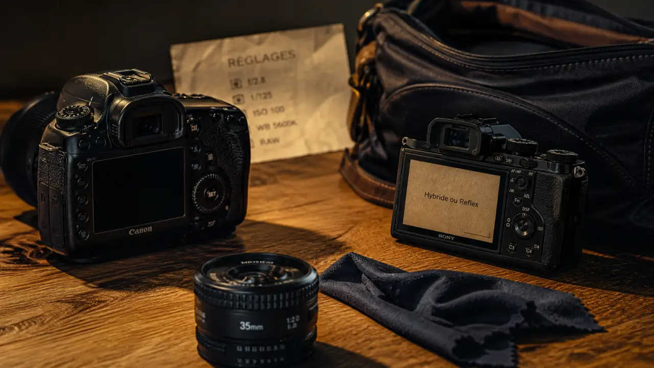 Appareil photo hybride ou reflex : comparaison viseur, vidéo et budget