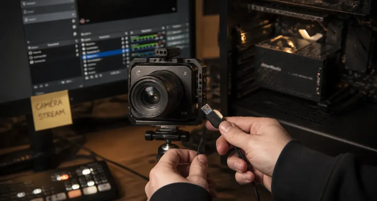 Camera pour streaming 60 fps USB 3.0 sur rig, câble USB 3.0