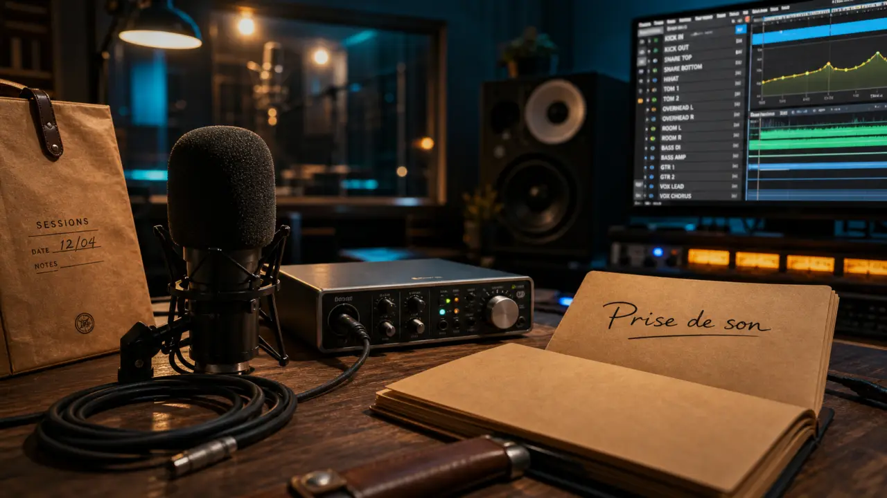 Formation prise de son professionnelle : micro, interface audio et monitoring studio