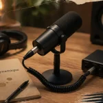Micro dynamique cardioïde en studio, gain et larsen
