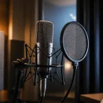 Microphones statiques +48 V, large membrane en home-studio