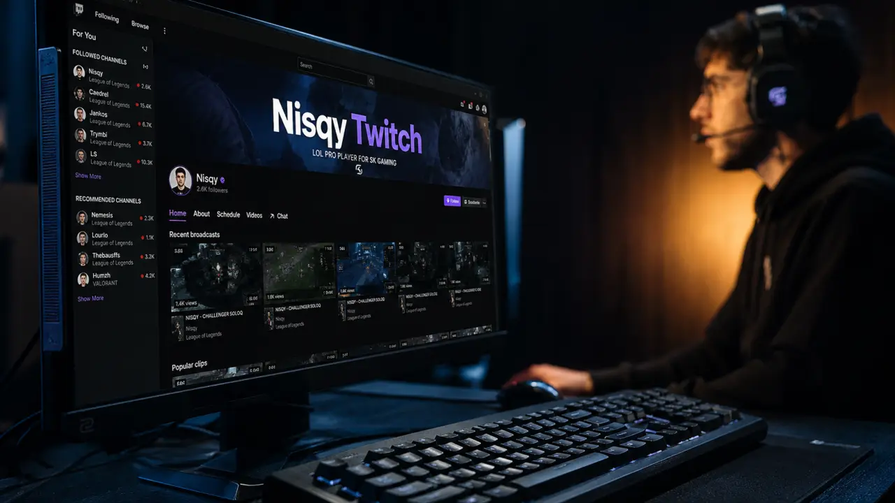 nisquy twitch : midlaner Challenger sur Twitch