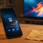 Que veut dire caster ? Photo de diffusion Wi‑Fi vers TV