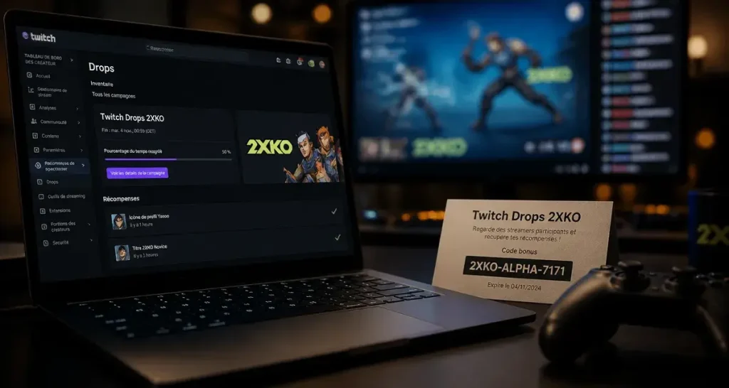 2xko twitch drops : suivi d’audience en temps réel sur Twitch