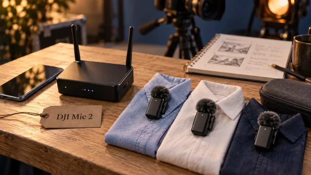 DJI Mic 2 sécurise les interviews grâce au 32 bits flottant et à ses deux émetteurs