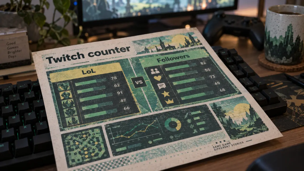 twitch counter : matchup LoL et compteur followers