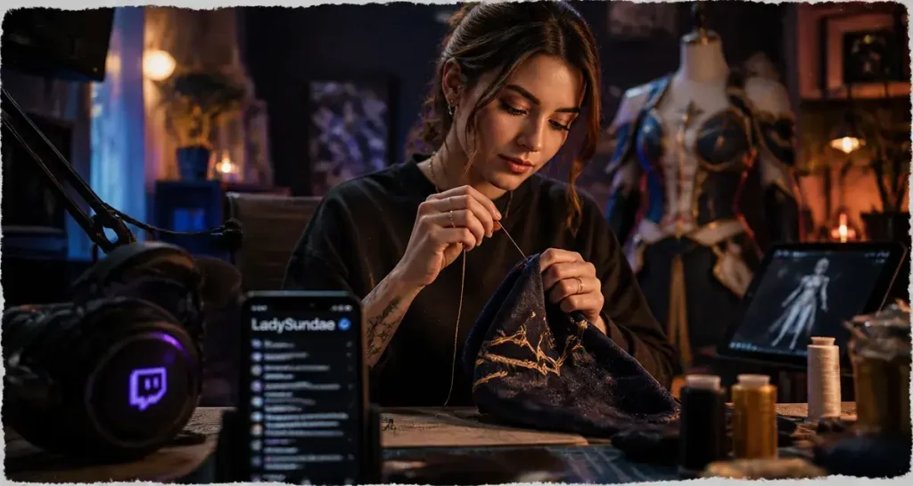 LadySundae sur Twitch : parcours, cosplay et ascension d&rsquo;une streameuse créative